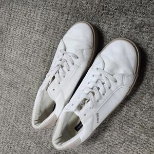 French Connection Sneakers White Leather Lace Up Women's Size 9 M  [COPY]